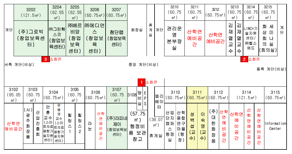 산학관 3층