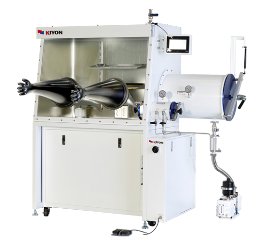 Glove box for battery assembly